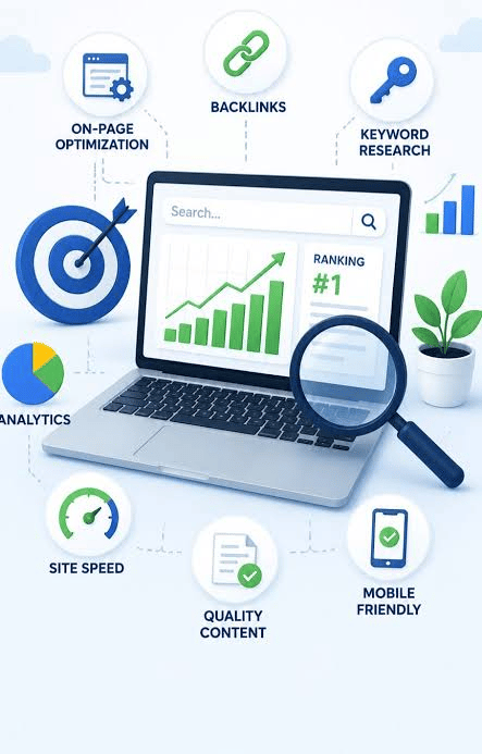 Turn search visibility into sustainable growth.